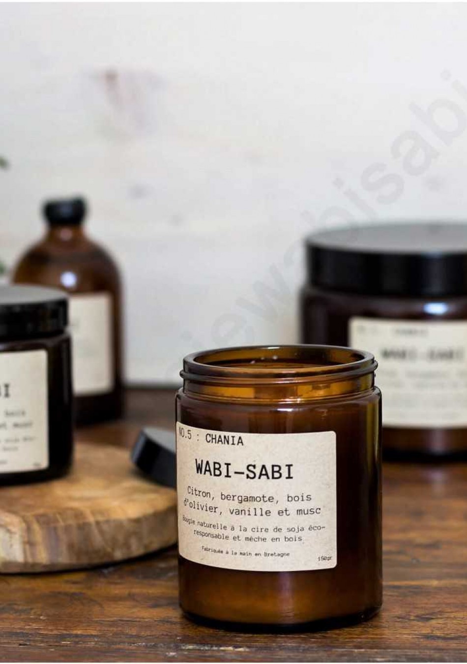 WABI SABI es una marca de velas naturales y fragancias para el hogar hechas a mano