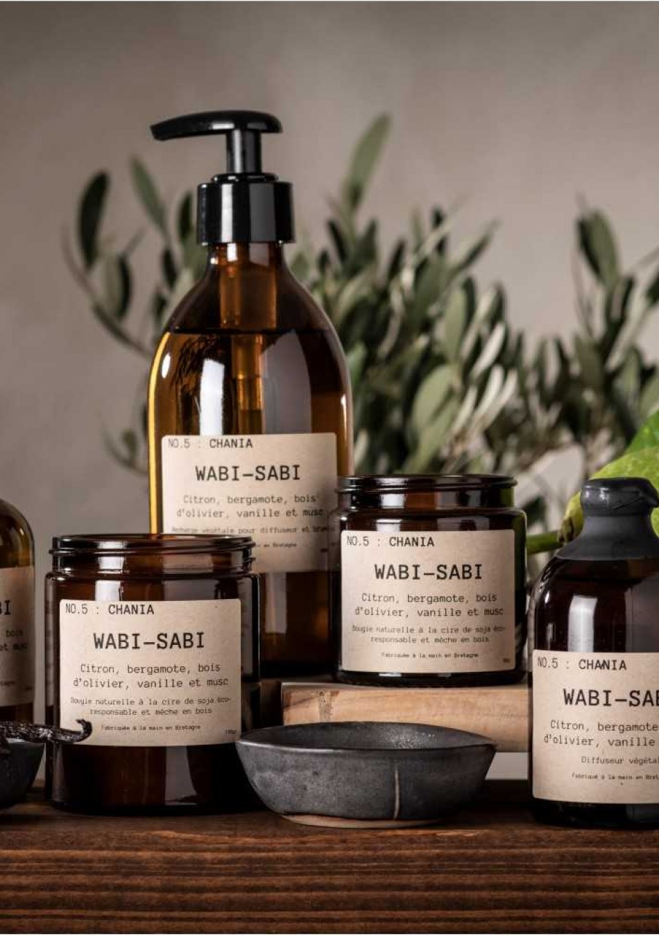 WABI SABI es una marca de velas naturales y fragancias para el hogar hechas a mano