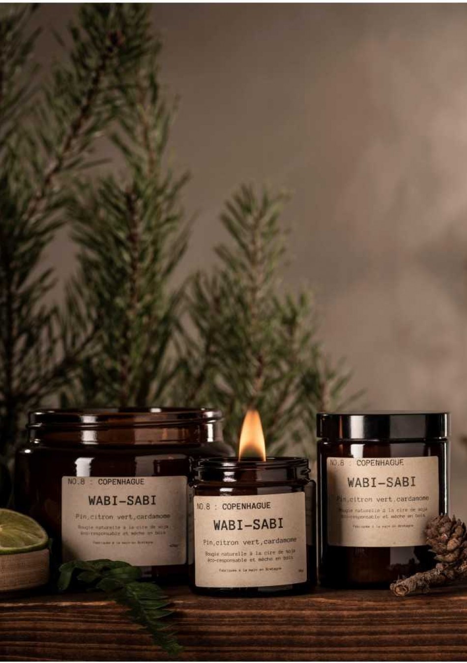 WABI SABI es una marca de velas naturales y fragancias para el hogar hechas a mano