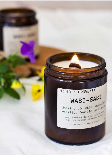 WABI SABI es una marca de velas naturales y fragancias para el hogar hechas a mano