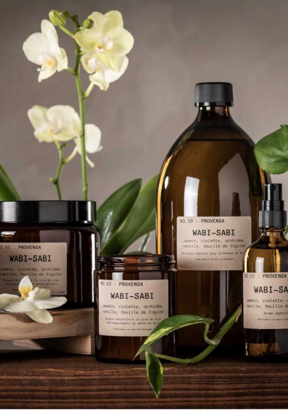 WABI SABI es una marca de velas naturales y fragancias para el hogar hechas a mano