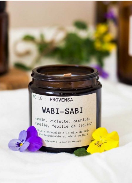 WABI SABI es una marca de velas naturales y fragancias para el hogar hechas a mano