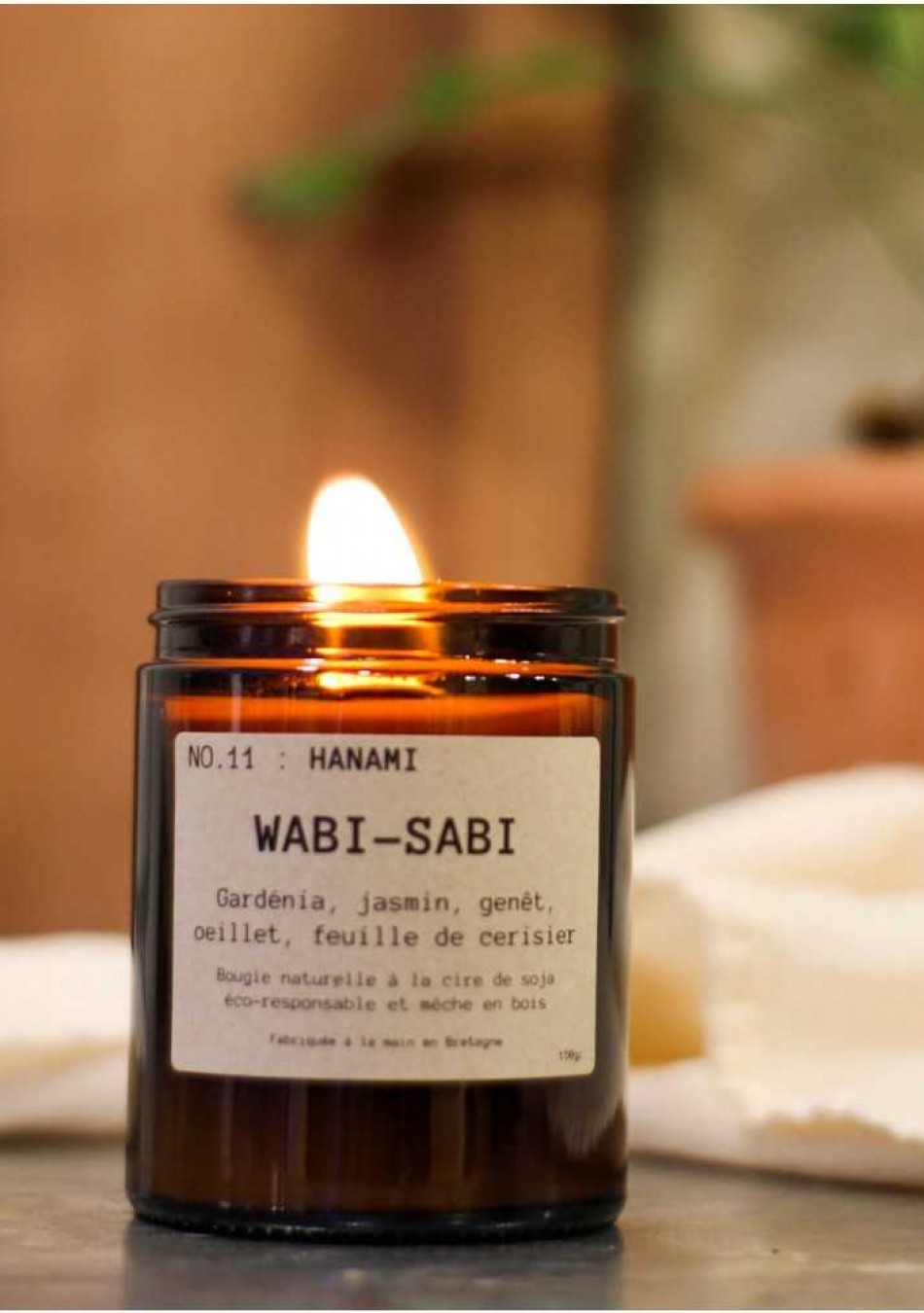 WABI SABI es una marca de velas naturales y fragancias para el hogar hechas a mano