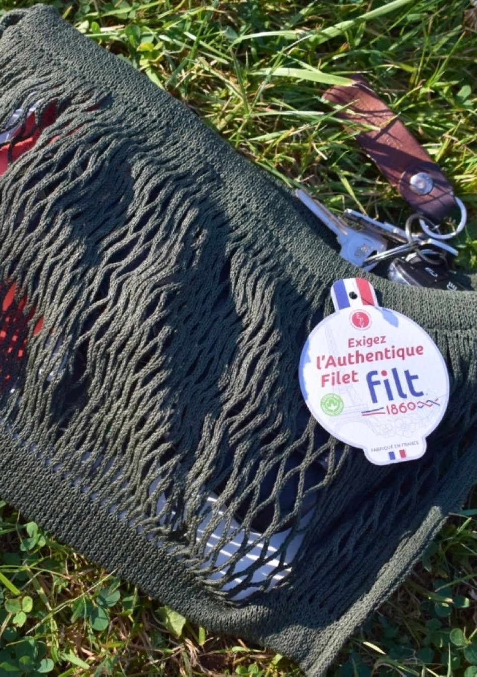 FILT, marca francesa con más de 150 años de historia, crea bolsas de malla de algodón 100 % fabricadas en Francia, reconocidas p