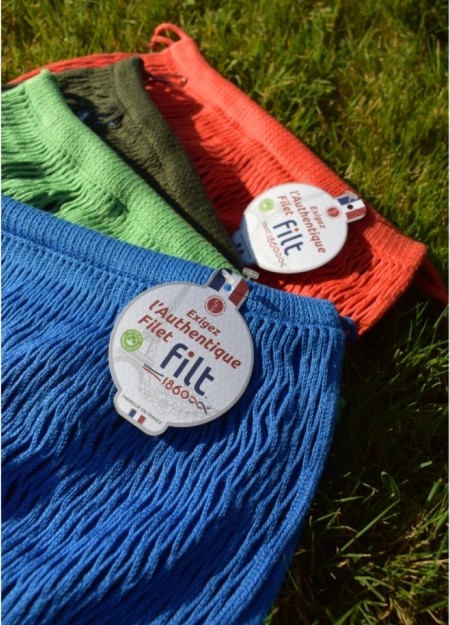 FILT, marca francesa con más de 150 años de historia, crea bolsas de malla de algodón 100 % fabricadas en Francia, reconocidas p