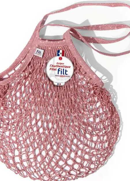 FILT, marca francesa con más de 150 años de historia, crea bolsas de malla de algodón 100 % fabricadas en Francia, reconocidas p