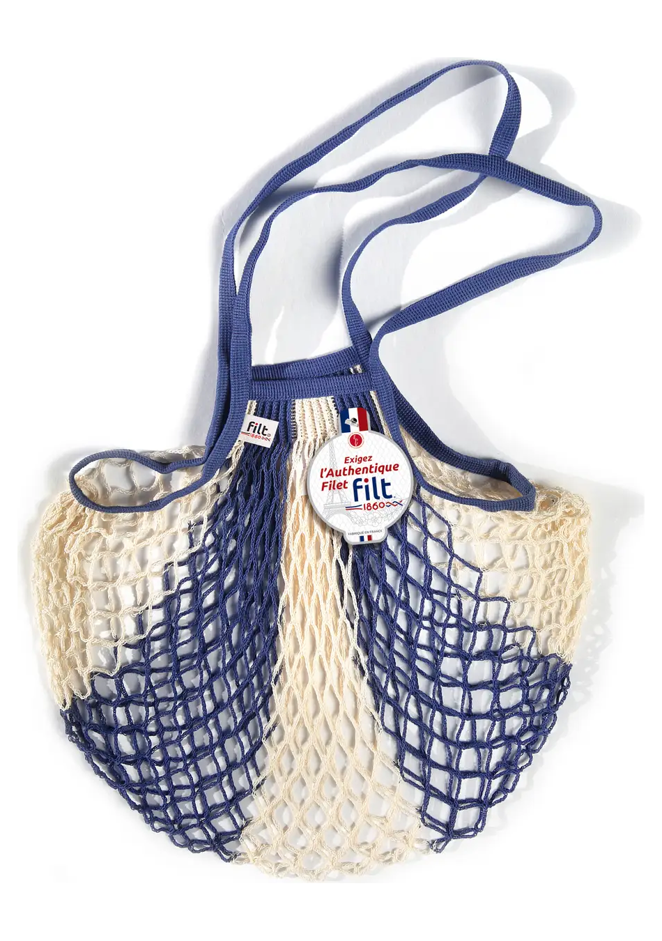 FILT, marca francesa con más de 150 años de historia, crea bolsas de malla de algodón 100 % fabricadas en Francia, reconocidas p