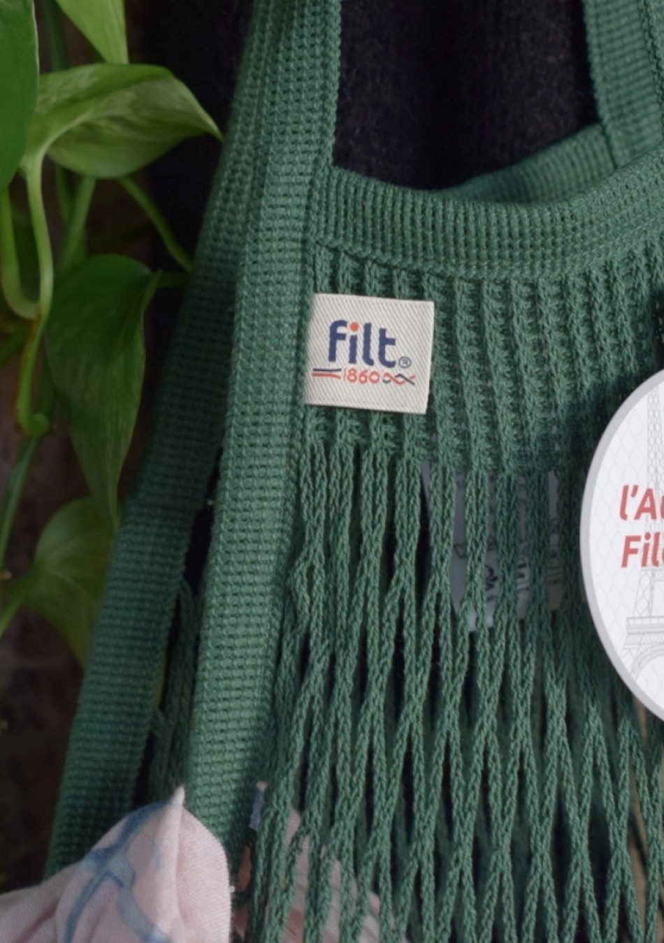 FILT, marca francesa con más de 150 años de historia, crea bolsas de malla de algodón 100 % fabricadas en Francia, reconocidas p